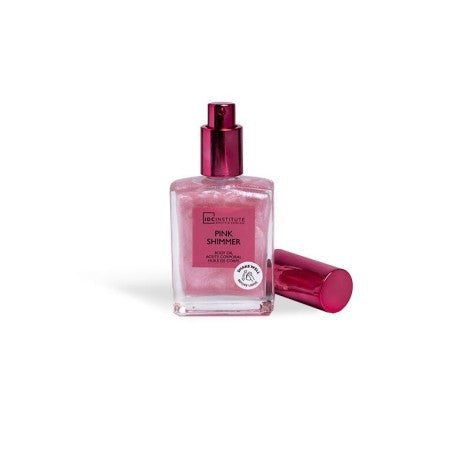 ACEITE CORPORAL CON DESTELLOS DE COLOR ROSA 45 ML