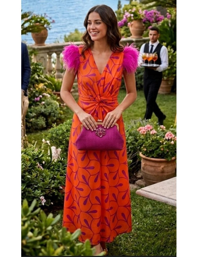 Vestido mujer naranja