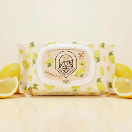 Toallitas desmaquillantes con vitamina C