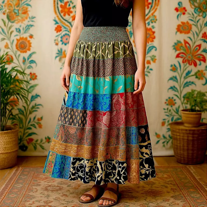 Falda patchwork