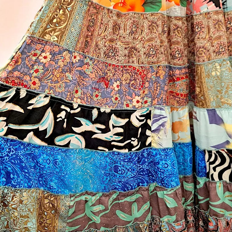 Falda patchwork
