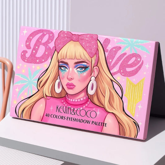 Paleta de sombras de 40 colores
