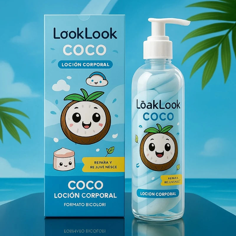 Leche corporal de coco