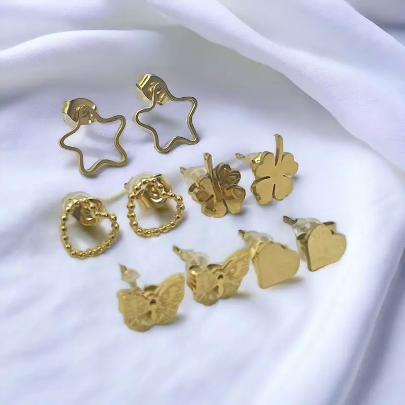Pendientes acero inoxidable