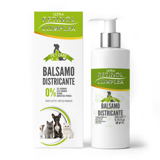 ACONDICIONADOR DESENREDANTE PARA MASCOTAS 200ML. RETINOL COMPLEX