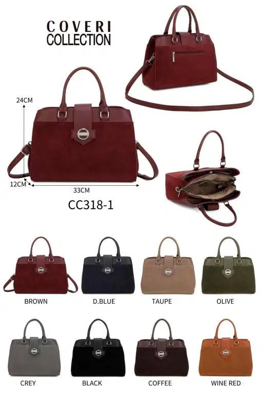 Bolso de mano sintético